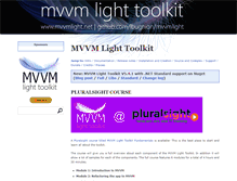 Tablet Screenshot of mvvmlight.net